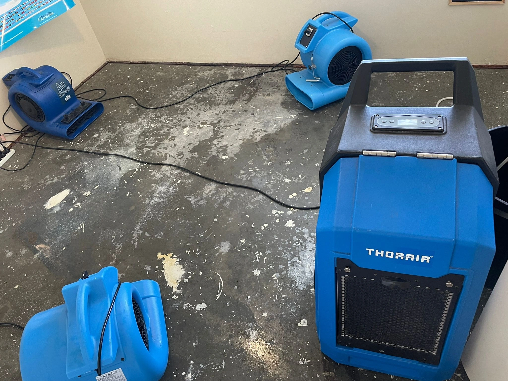wet wall drying